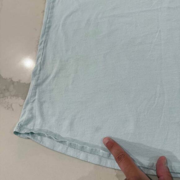 Patagonia Pastel P-6 Logo Racerback Organic Tank Top Women's Medium Light Blue - Picture 4 of 8